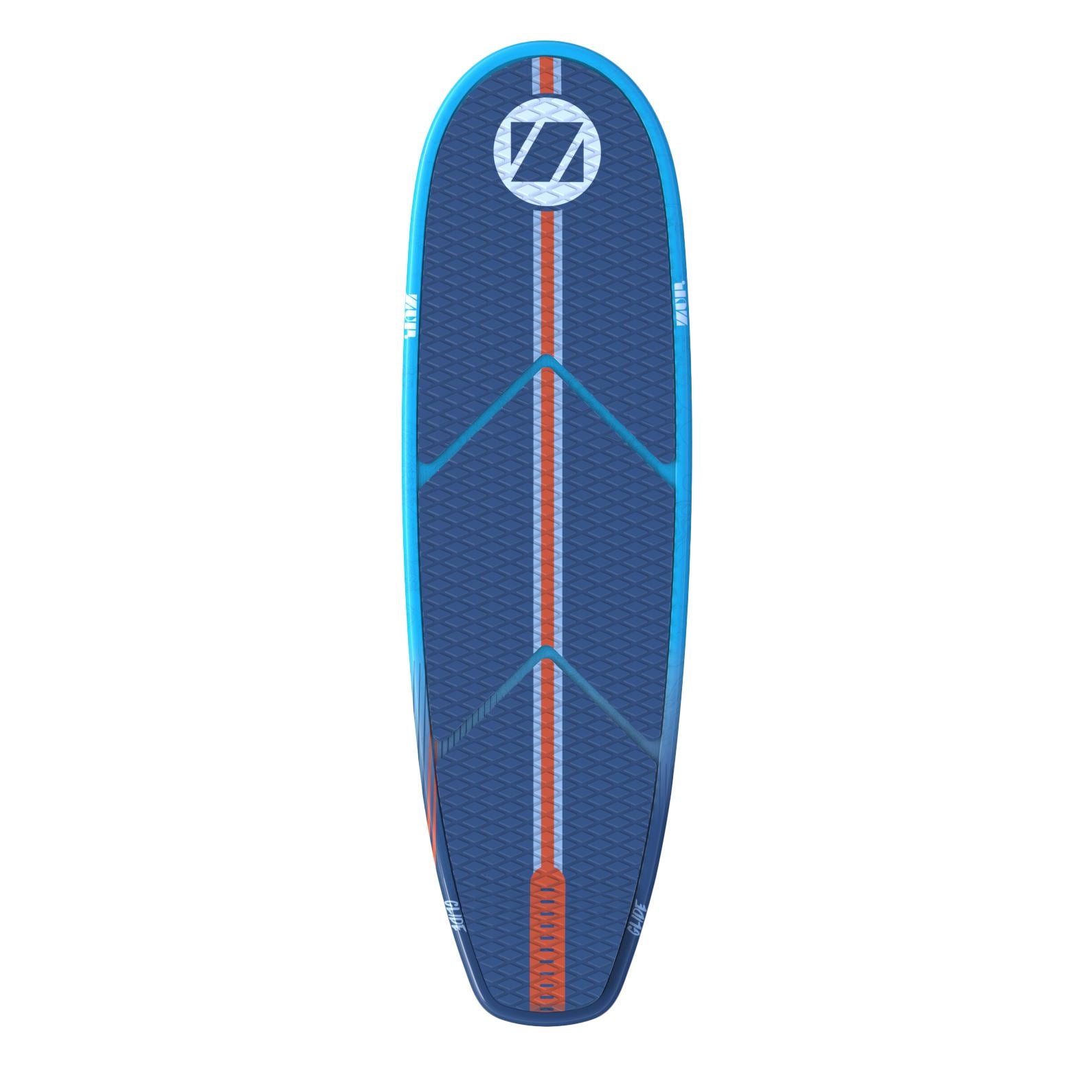 ZUP 5' 4" Glide Wakesurfer Wakeboard with Full EVA Top Deck, Kneeboard, Wakeskate and Water Sports Board for Beginner and Intermediate Riders