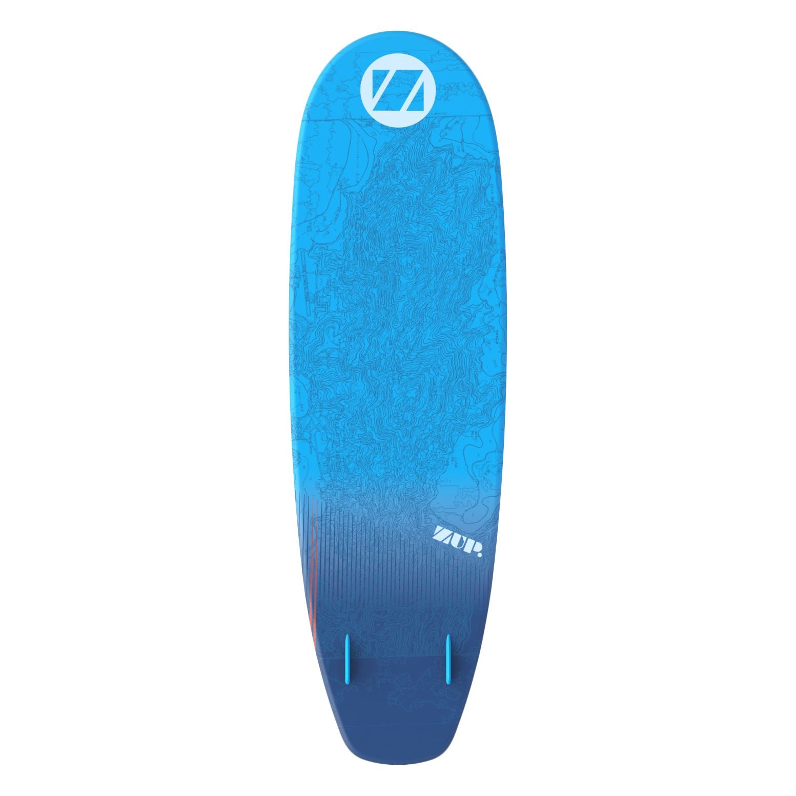 ZUP 5' 4" Glide Wakesurfer Wakeboard with Full EVA Top Deck, Kneeboard, Wakeskate and Water Sports Board for Beginner and Intermediate Riders - Image 2