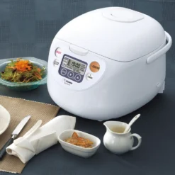 Zojirushi Micom Rice Cooker & Warmer, Cool White, 10-Cup