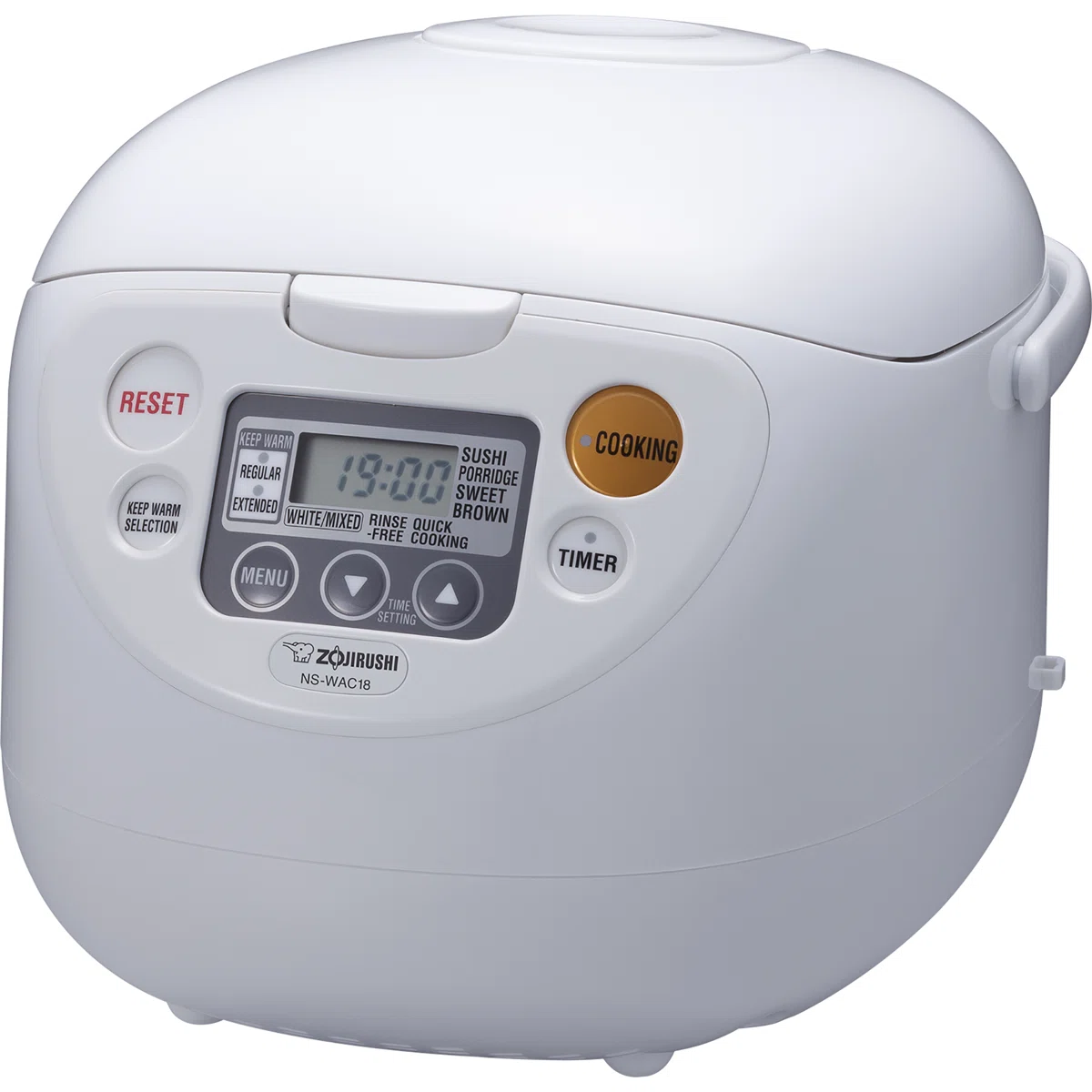 Zojirushi Micom Rice Cooker & Warmer, Cool White, 10-Cup