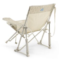 GCI Outdoor Kickback Rocker Chair, Leaf Print Soft Neutral