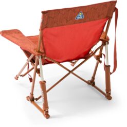 GCI Outdoor Kickback Rocker Chair, Leaf Print Rusted