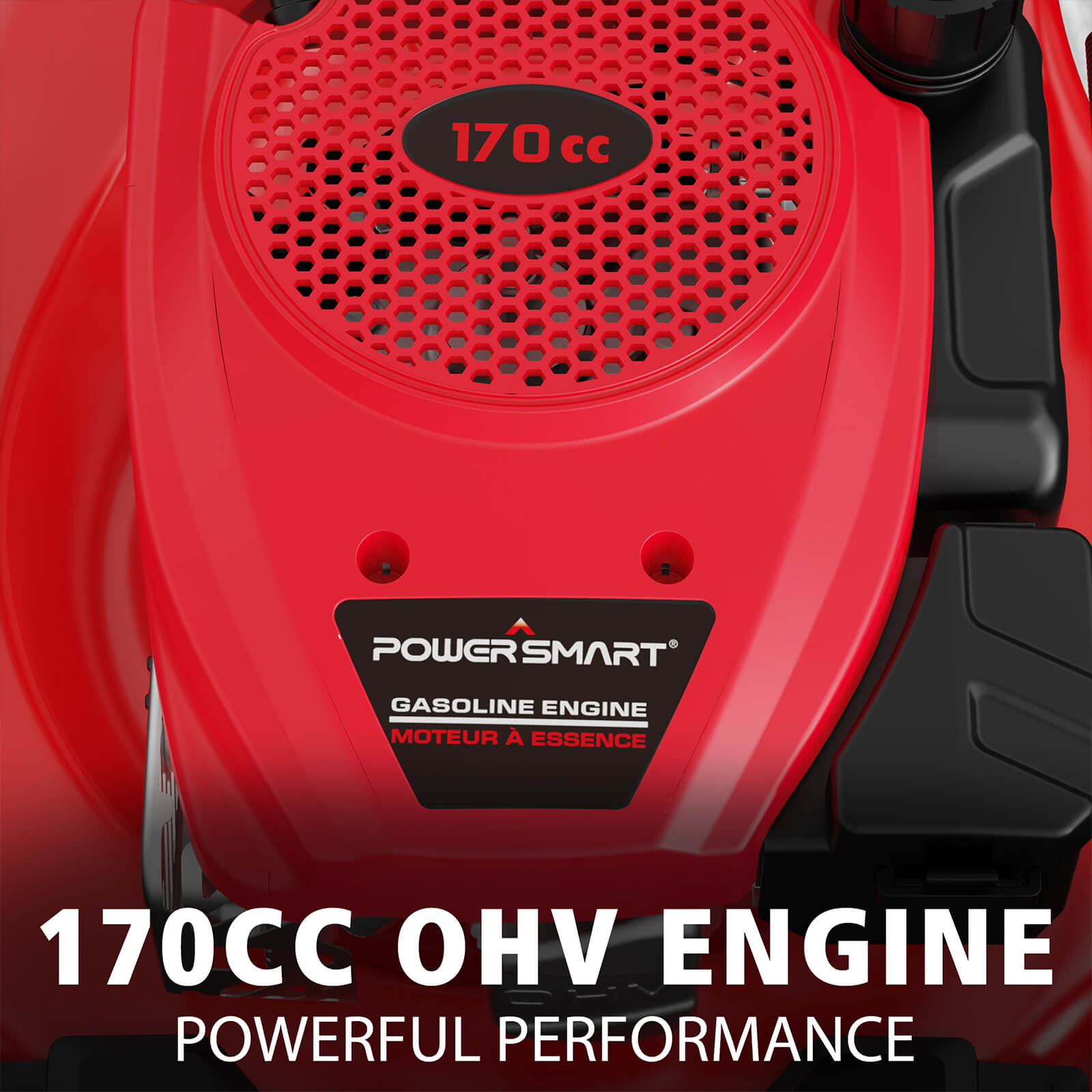 Powersmart 21 " 170cc Gas Self-Propelled 3-in-1 Lawn Mower V8721S