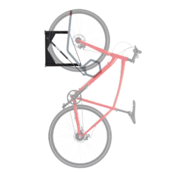 Saris Tip-Up Lift-Assist Bike Rack – Vertical Wall-Mounted Bike Storage with Spring-Assist Hoist