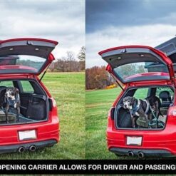 JEGS Rooftop Cargo Carrier for Car Storage - 18 Cubic Ft - 110 Lb Capacity