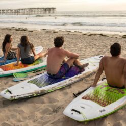 Pelican Flow 106 Hardshell Stand-Up Paddle Board, Lightweight Board with a Bottom Fin for Paddling - 10.2 ft