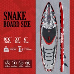 FunWater Inflatable Stand Up Paddle Board 10'6