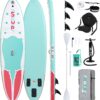 FunWater Inflatable Stand Up Paddle Board 10'6"/11"/11'6" Paddle Board for Adults & Youth, Paddleboards Inflatable with Premium SUP Accessories, Wide Stable, Non-Slip Comfort Deck