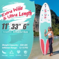 FunWater Inflatable Stand Up Paddle Board 10'6
