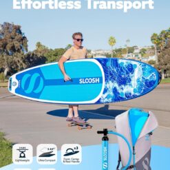 SLOOSH Inflatable Stand Up Paddle Board, 10'6
