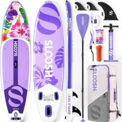 SLOOSH Inflatable Stand Up Paddle Board, 10'6" Paddle Boards with Premium Accessories