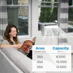 Midea MAW08V1QWT U-Shaped AC Window Air Conditioner