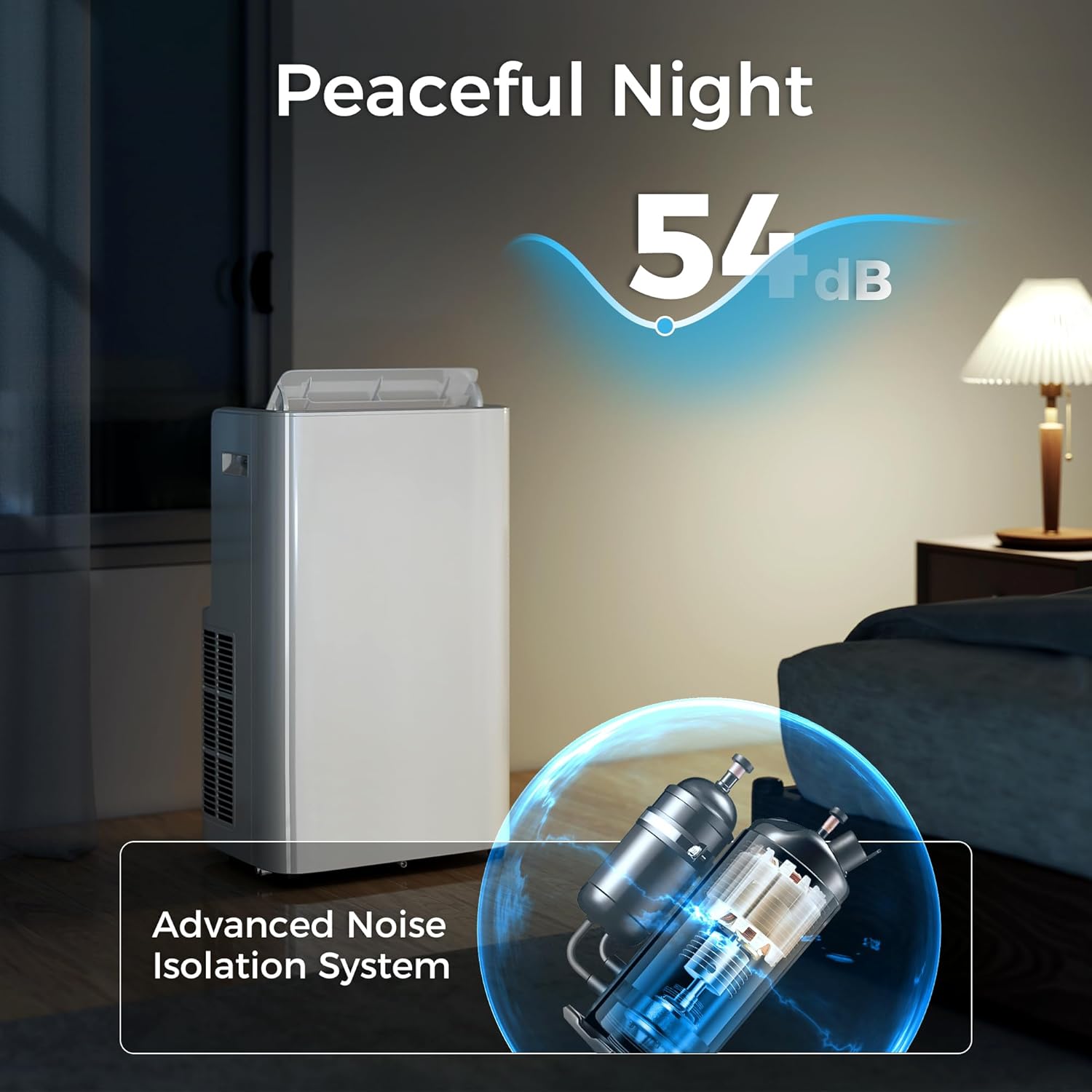 HOMCOM 12000 BTU Portable Air Conditioner with Remote Control, Free Standing AC Unit with Built-in Cool