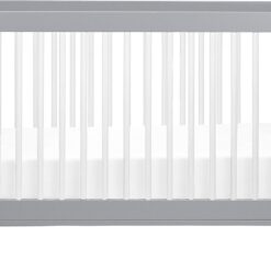 Babyletto Hudson 3-in-1 Convertible Baby Crib with Toddler Bed & Daybed Conversion - Grey and White