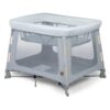 Maxi-Cosi Swift Baby Playpen with Mat, Baby Play Yards, Pack and Play with Bassinet - Portable Playpen for Babies and Toddlers, Classic Slate