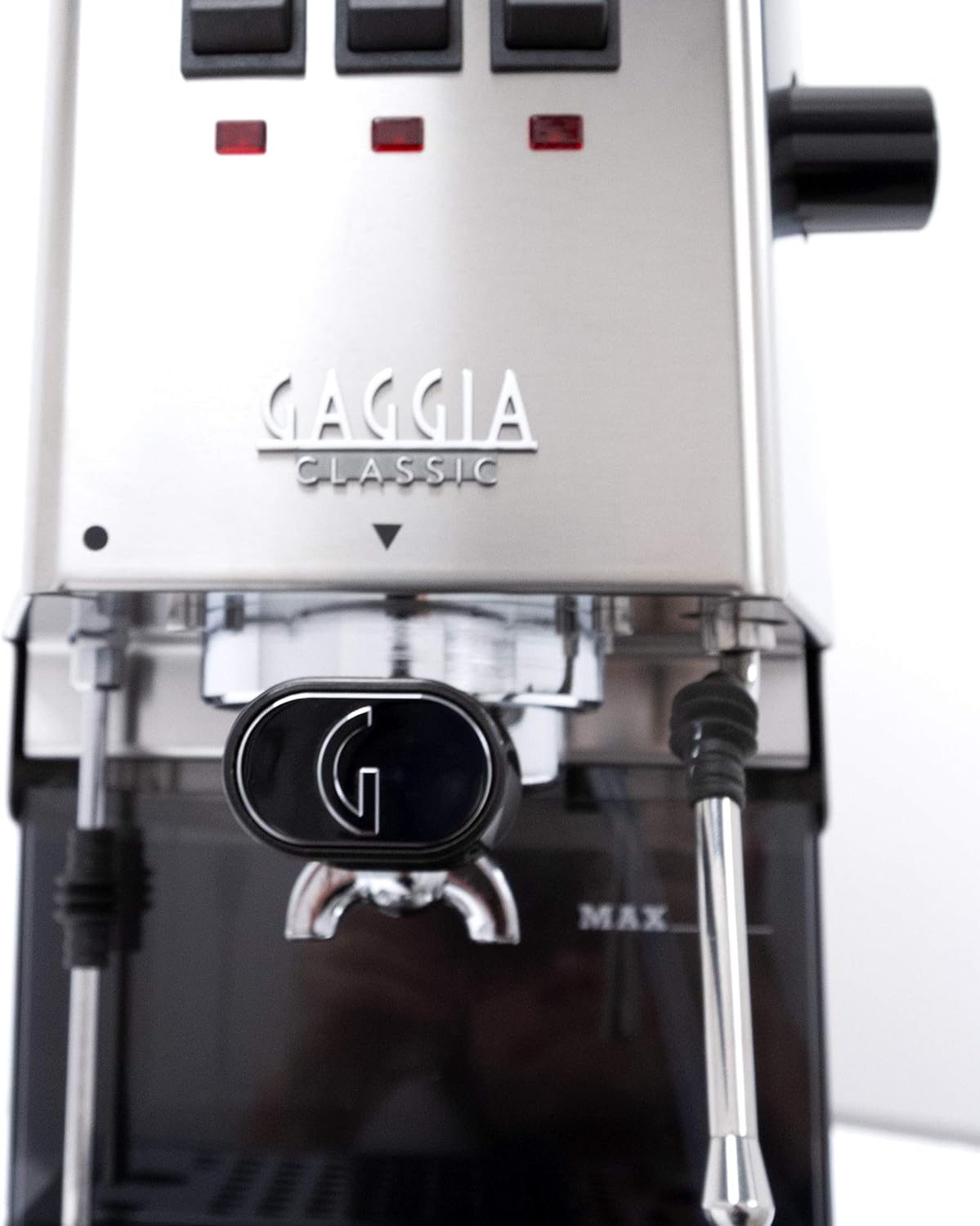 Gaggia RI9380/46 Classic E24 Espresso Machine, Brushed Stainless Steel