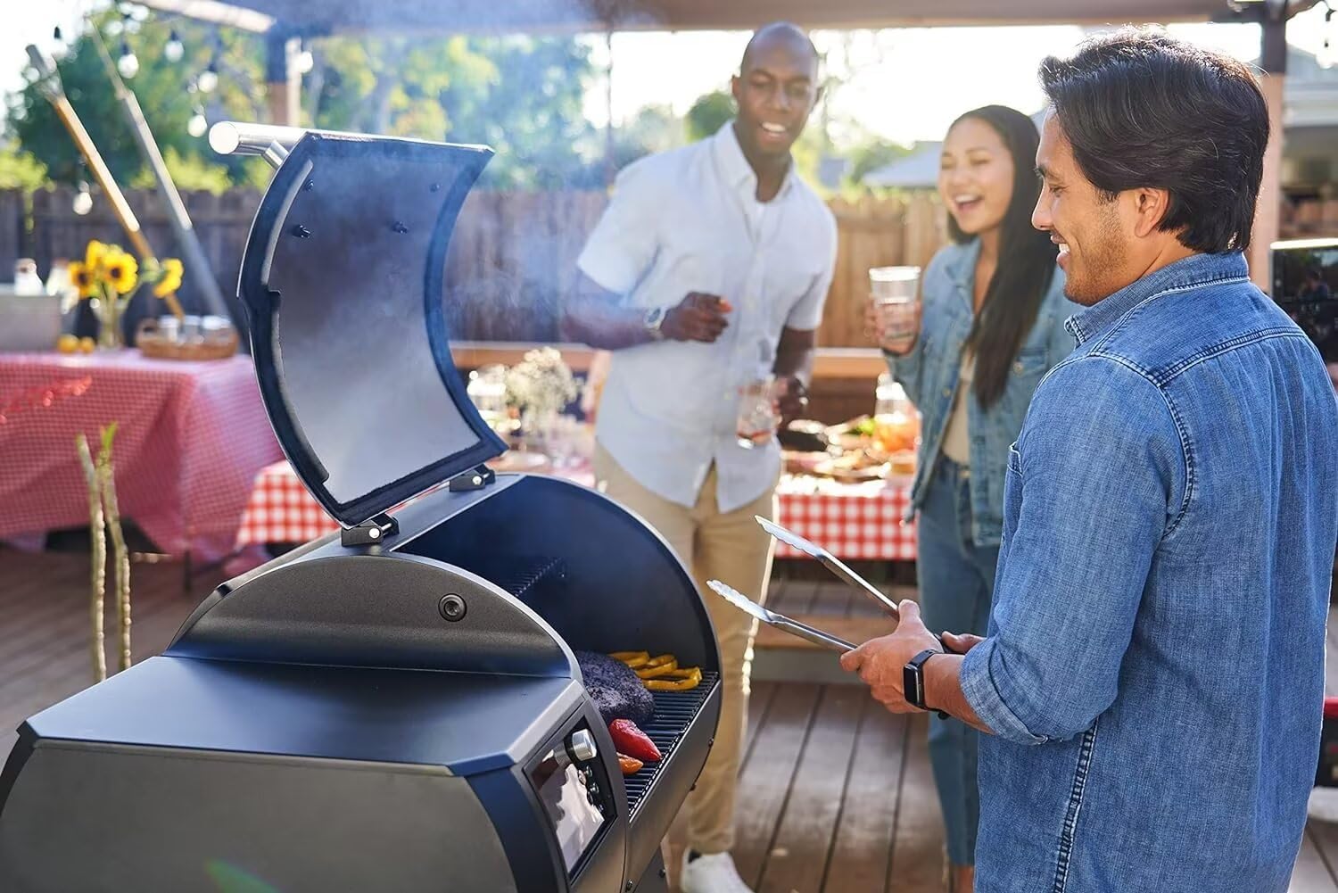 Brisk It Origin-580 Electric Wood Pellet Smoker Grill – A.I. Smart BBQ Grill