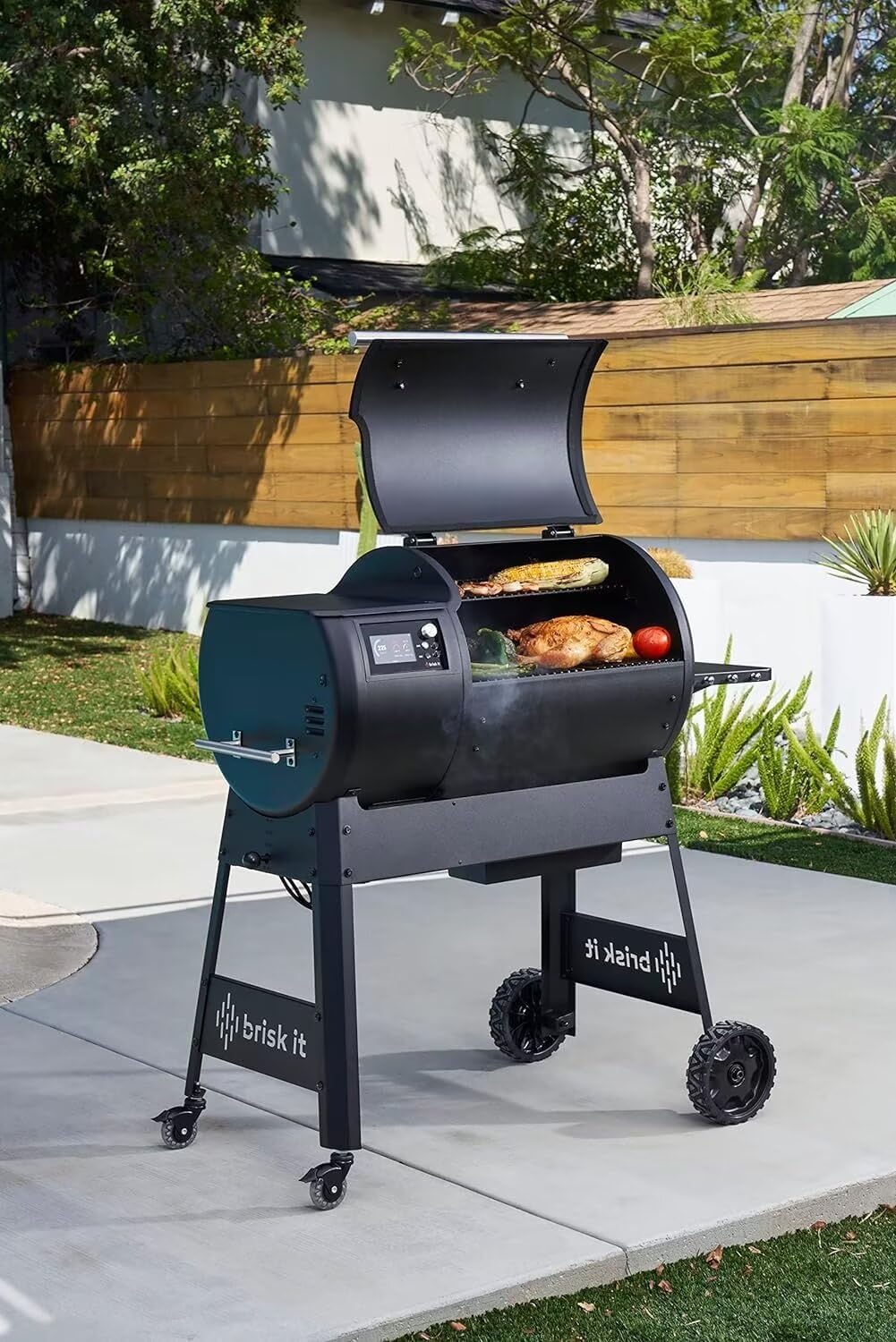 Brisk It Origin-580 Electric Wood Pellet Smoker Grill – A.I. Smart BBQ Grill