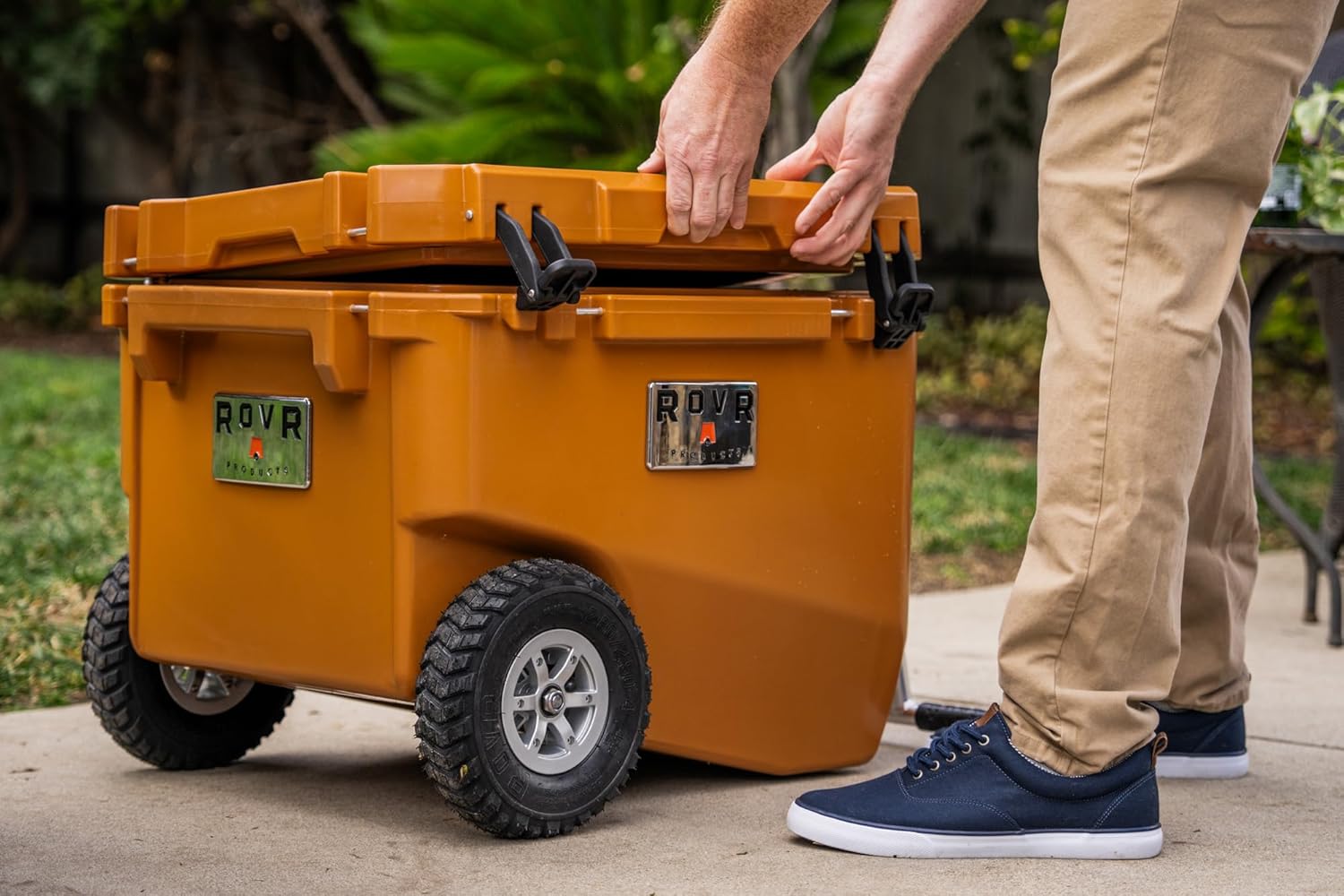 RovR Hard Cooler – Heavy Duty Insulated Cooler Box for Camping, Beach, Travel, Tailgating, Fishing, and Parties, Copper