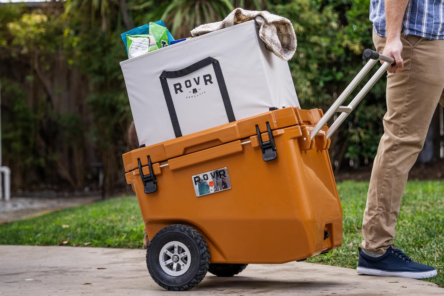 RovR Hard Cooler – Heavy Duty Insulated Cooler Box for Camping, Beach, Travel, Tailgating, Fishing, and Parties, Copper