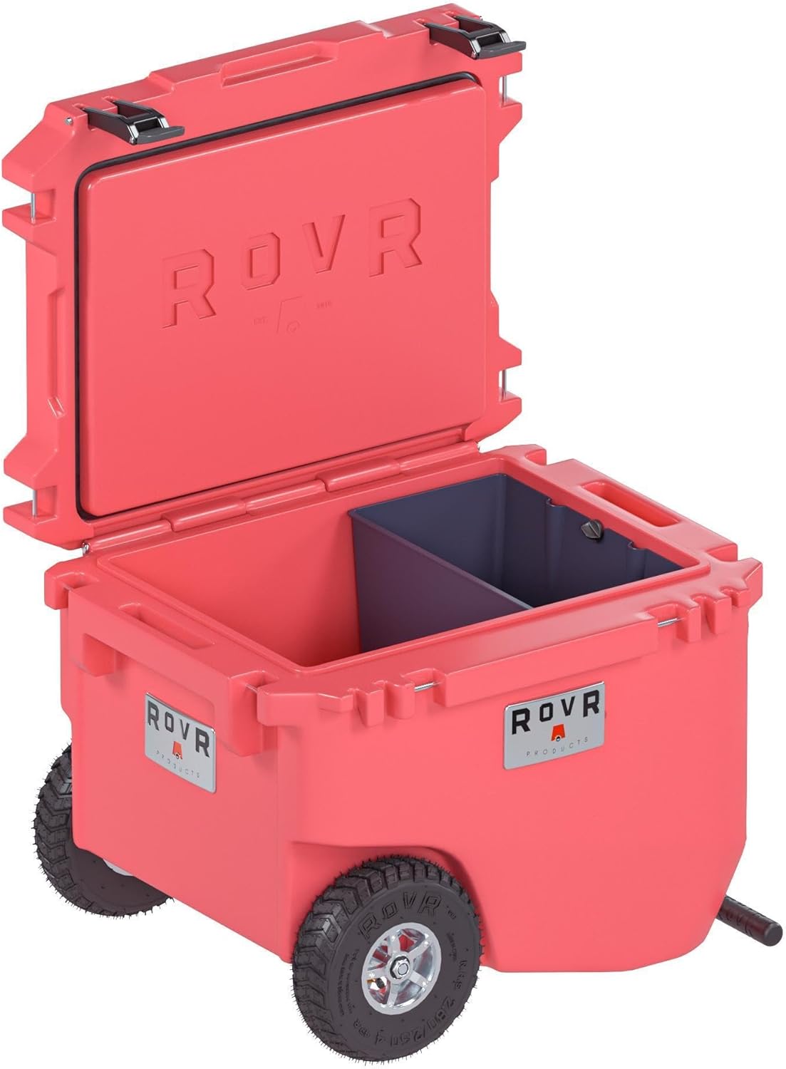 RovR Hard Cooler – Heavy Duty Insulated Cooler Box for Camping, Beach, Travel, Tailgating, Fishing, and Parties, Coral
