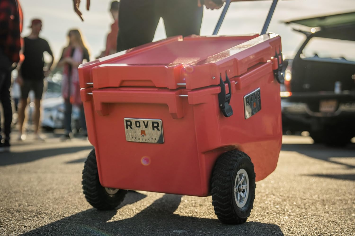 RovR Hard Cooler – Heavy Duty Insulated Cooler Box for Camping, Beach, Travel, Tailgating, Fishing, and Parties, Coral