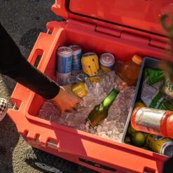RovR Hard Cooler – Heavy Duty Insulated Cooler Box for Camping, Beach, Travel, Tailgating, Fishing, and Parties, Coral