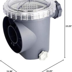 Intex Krystal Clear Sand Filter Pump for Above Ground Pools, 12-inch, 110-120V with GFCI