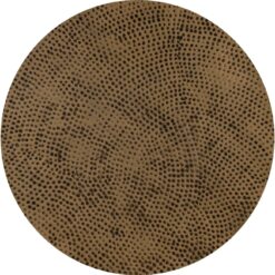 Modern Round Aluminum Hammered Embossed Texturing, Metal Drum Coffee Table with Removable Lid for Storage, Brass