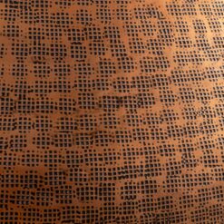 Modern Cylindrical Aluminum Hammered Embossed Texturing, Metal Drum Coffee Table with Removable Lid for Storage, Copper