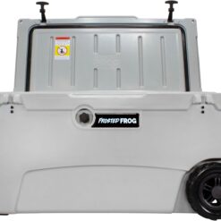 Original 110 Quart Ice Chest Heavy Duty High Performance Roto-Molded Commercial Grade Insulated Cooler with Wheels, Gray