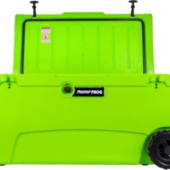 Original 110 Quart Ice Chest Heavy Duty High Performance Roto-Molded Commercial Grade Insulated Cooler with Wheels, Original Green