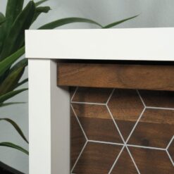 Sauder Harvey Park 6 Drawer Dresser for Bedroom Wooden Dressers & Chest of Drawers, in Soft White