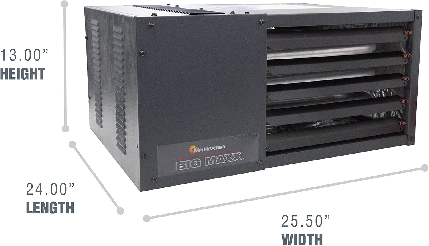 Mr. Heater F260550 Big Maxx MHU50NG Natural Gas Unit Heater,Black