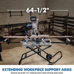 Evolution Power Tools, MCS Stand, Mitering Chop Saw Stand with Powerlift Assist