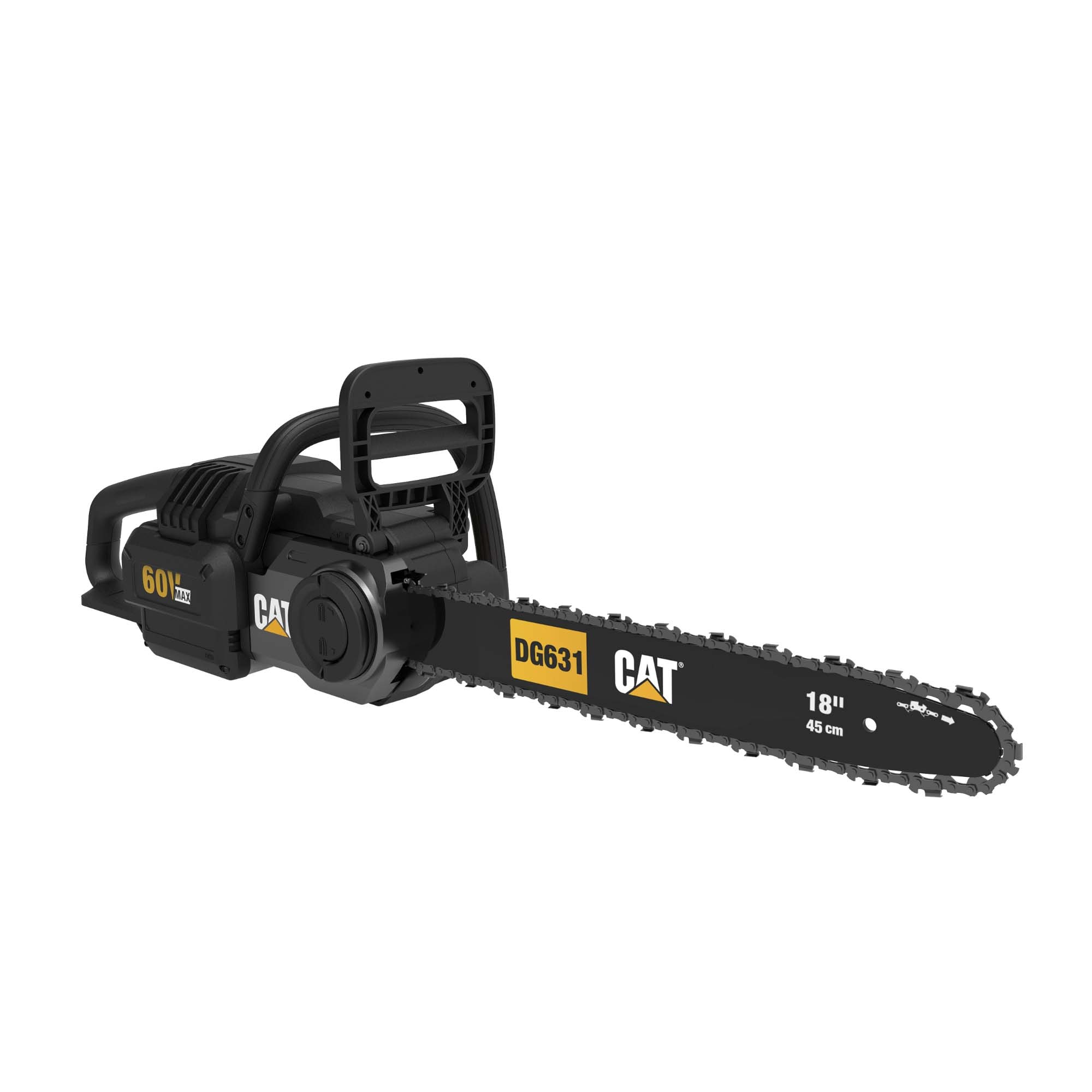 CAT 60-volt max 18-in Battery 5 Ah Chainsaw Battery Included Charger Included