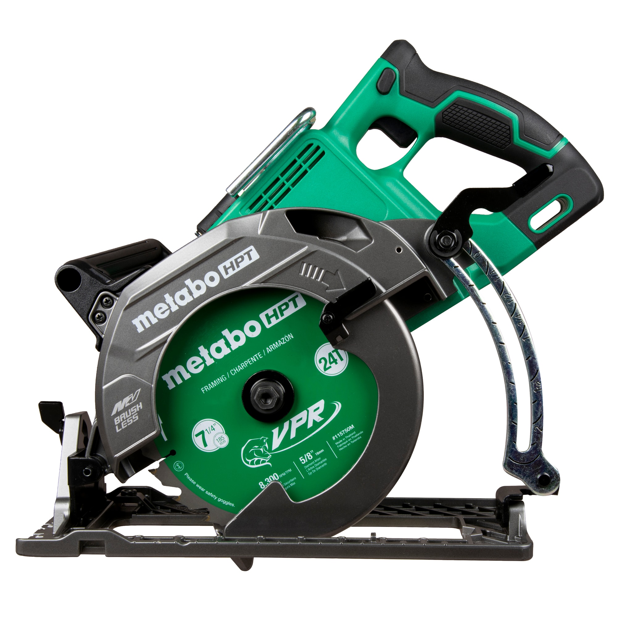 Metabo HPT Multi-Volt 36-volt 4 -Amp 7-1/4-in Brushless Hybrid Capable Cordless Circular saw ( Battery Included )