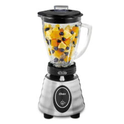 Oster Classic Series Heritage Blender with 6-Cup Glass Jar, Stainless Steel
