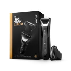 MANSCAPED The Lawn Mower 5.0 ULTRA Groin & Body Hair Groomer – Dual-Head SkinSafe Trimmer & Foil Blades - Black