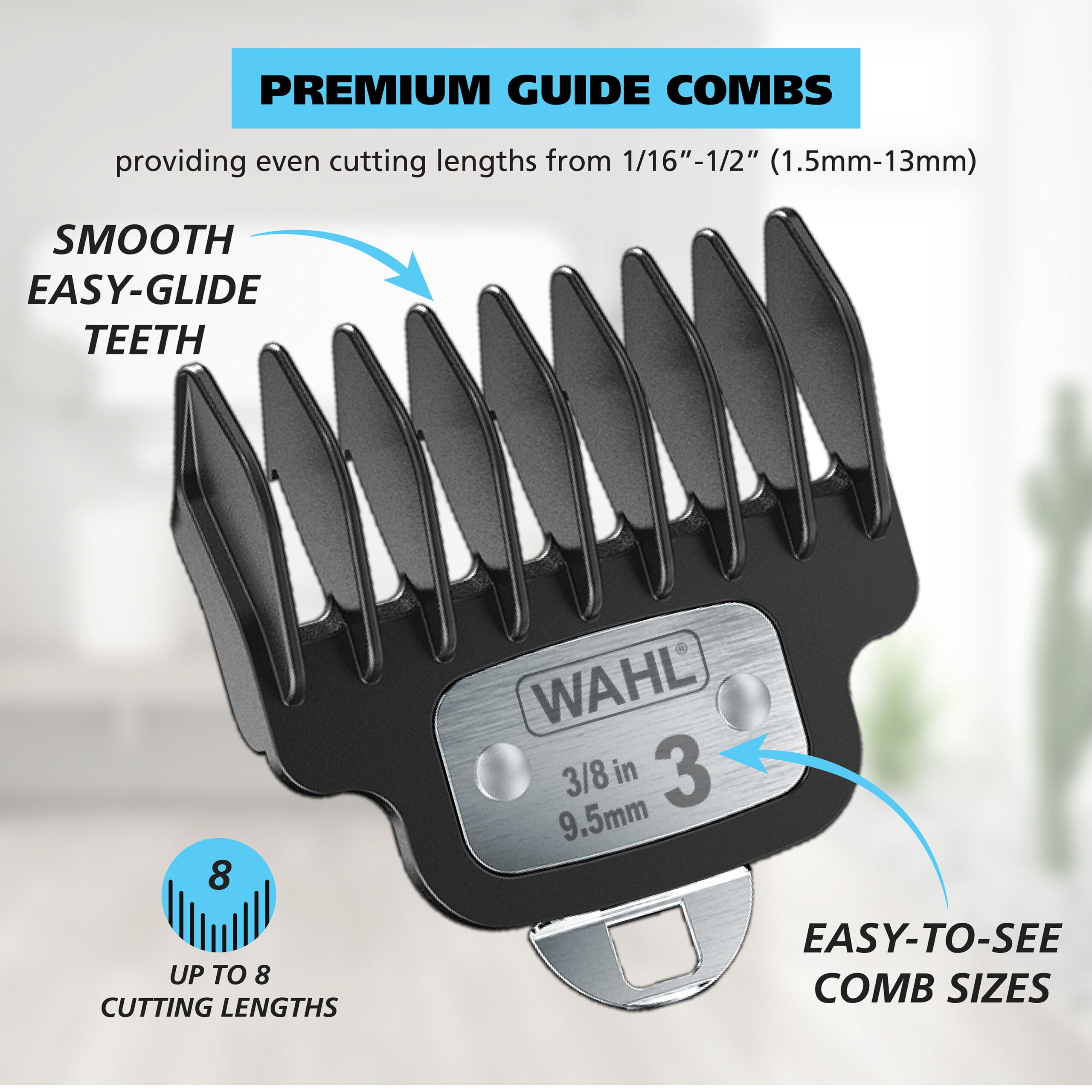 Wahl Pro Series High Visibility Trimmer, Skeleton Style, Lithium Ion Rechargeable, All in One Trimmer for Men, 3023437