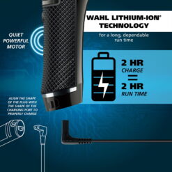 Wahl Pro Series High Visibility Trimmer, Skeleton Style, Lithium Ion Rechargeable, All in One Trimmer for Men, 3023437