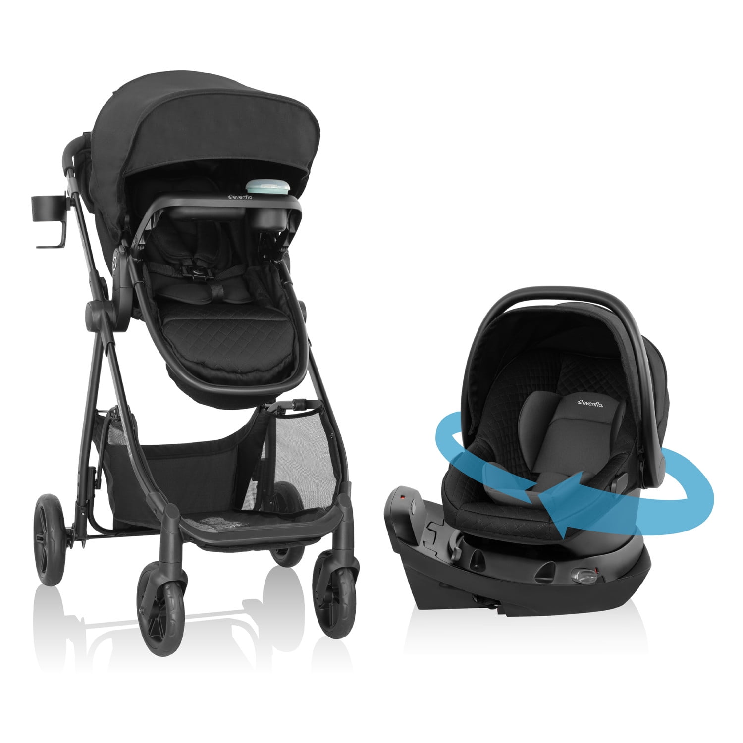Omni Ultra Travel System - Caviar Black