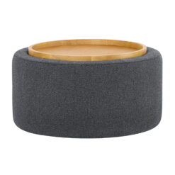 Beautiful Drew Stowaway Coffee Table with Storage by Drew Barrymore, Charcoal