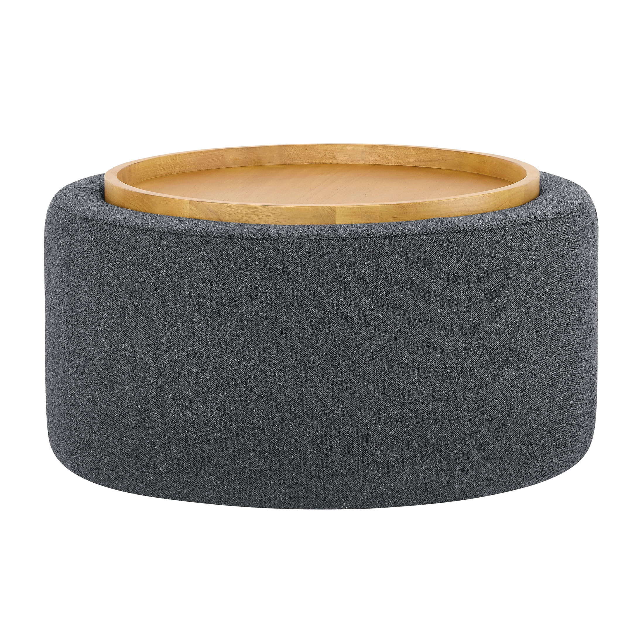 Beautiful Drew Stowaway Coffee Table with Storage by Drew Barrymore, Charcoal