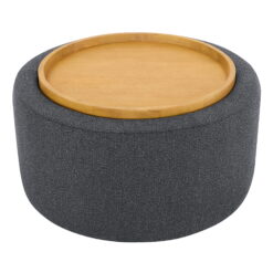 Beautiful Drew Stowaway Coffee Table with Storage by Drew Barrymore, Charcoal