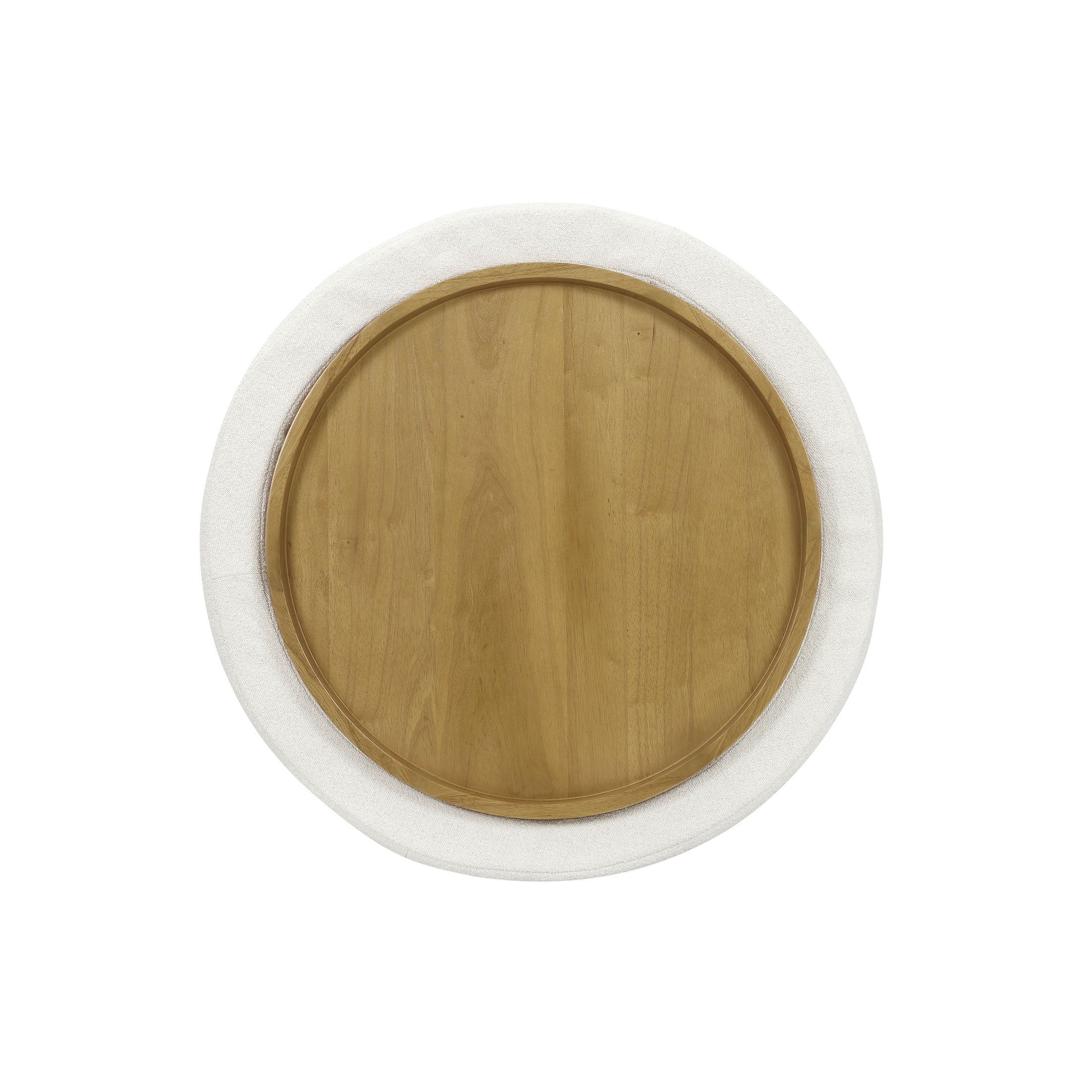 Beautiful Drew Stowaway Coffee Table with Storage by Drew Barrymore, Cream