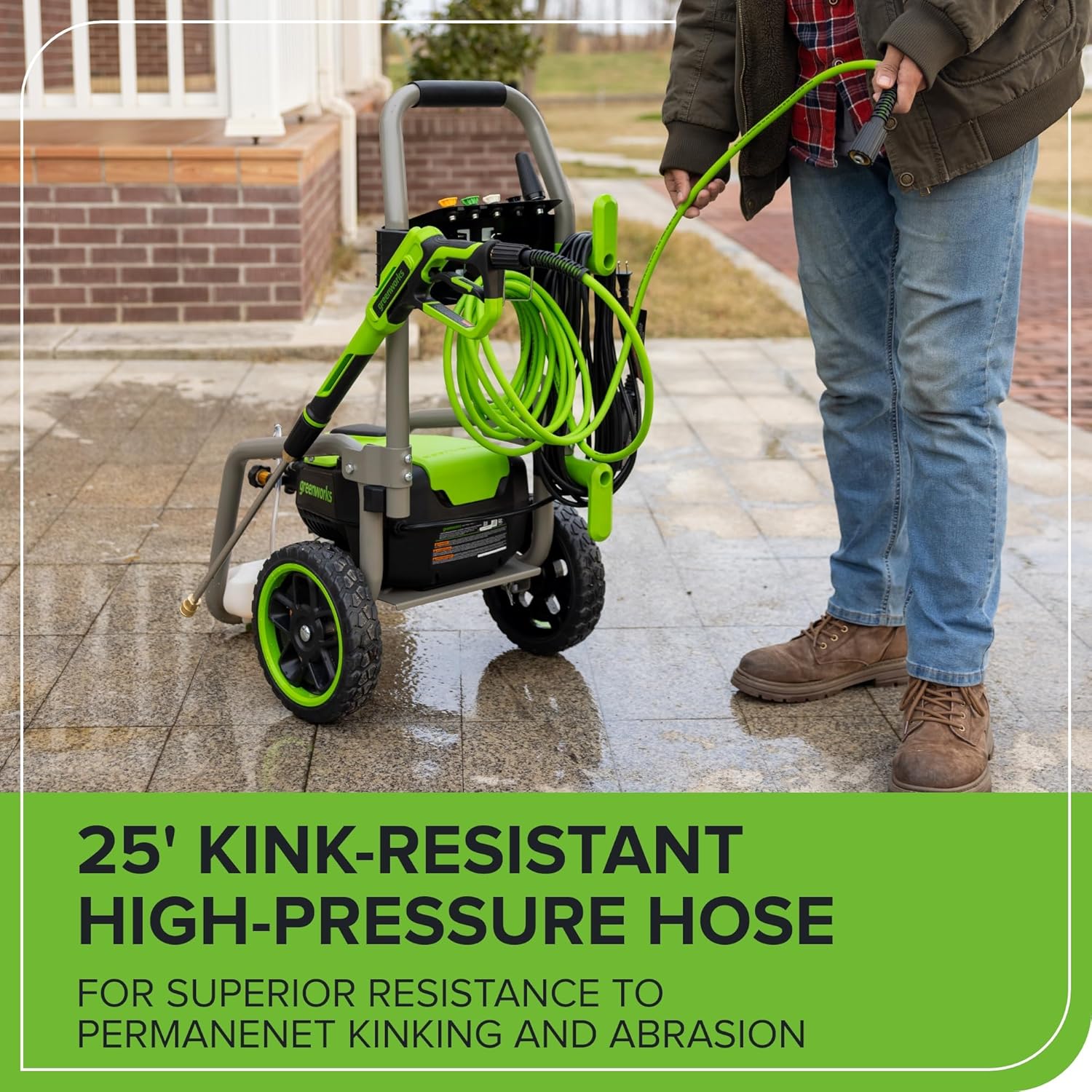 Greenworks Pro Brushless 3000 PSI (CSA Certified) 2.0 GPM Max / 1.1 GPM Electric Pressure Washer