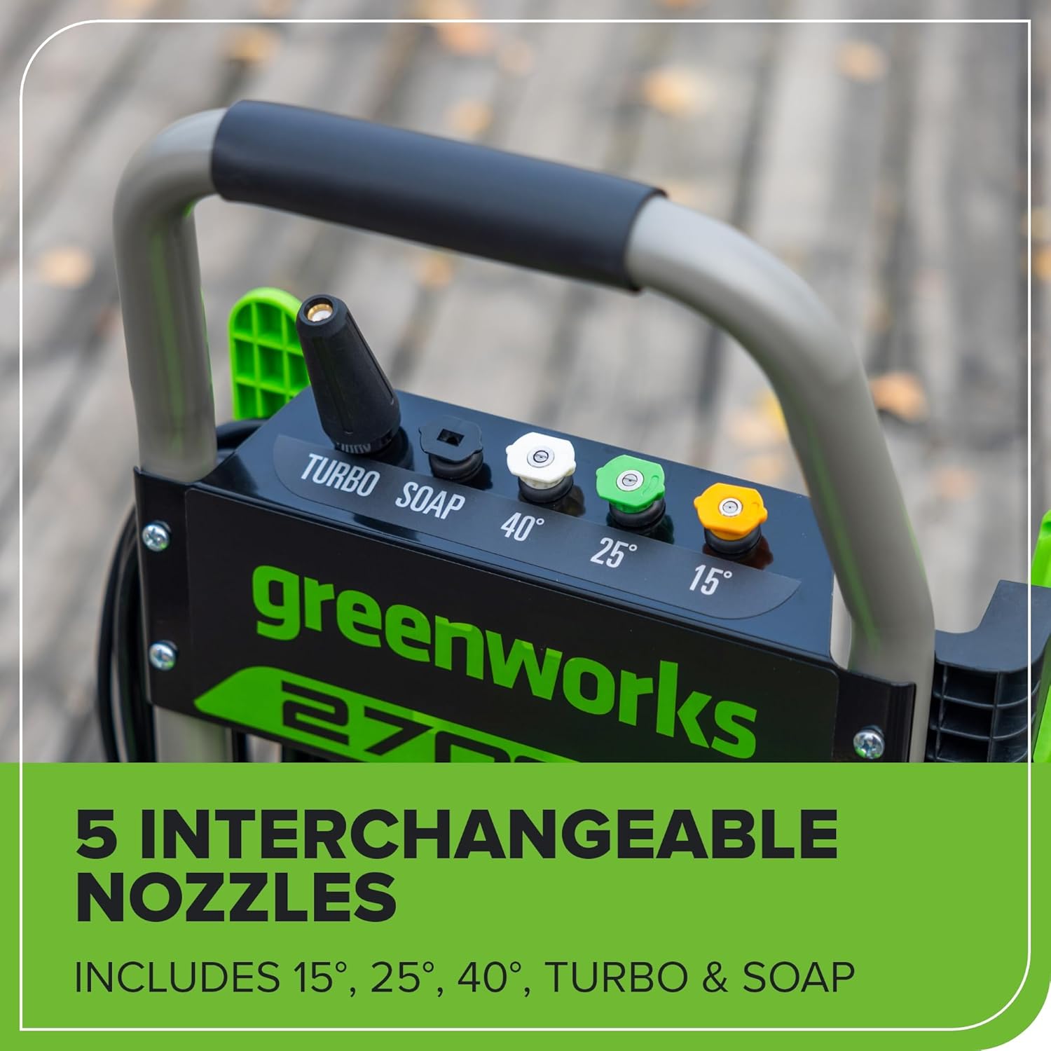 Greenworks Pro Brushless 2700 PSI (CSA Certified) 2.3 GPM Max / 1.2 GPM Electric Pressure Washer