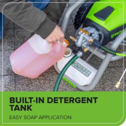 Greenworks Pro Brushless 2700 PSI (CSA Certified) 2.3 GPM Max / 1.2 GPM Electric Pressure Washer