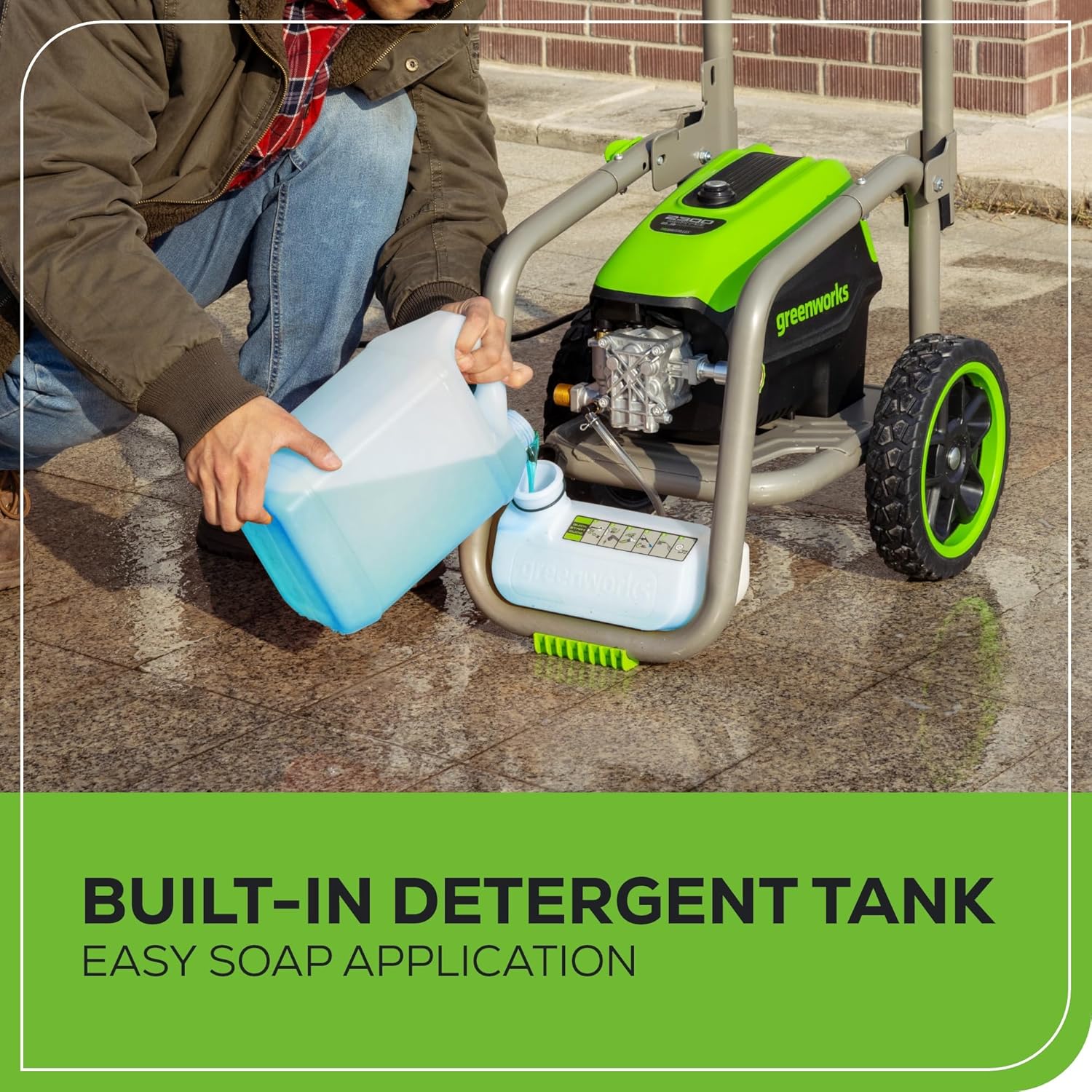 Greenworks Pro Brushless 2300 PSI (SGS Certified) 2.3 GPM Max / 1.2 GPM Electric Pressure Washer